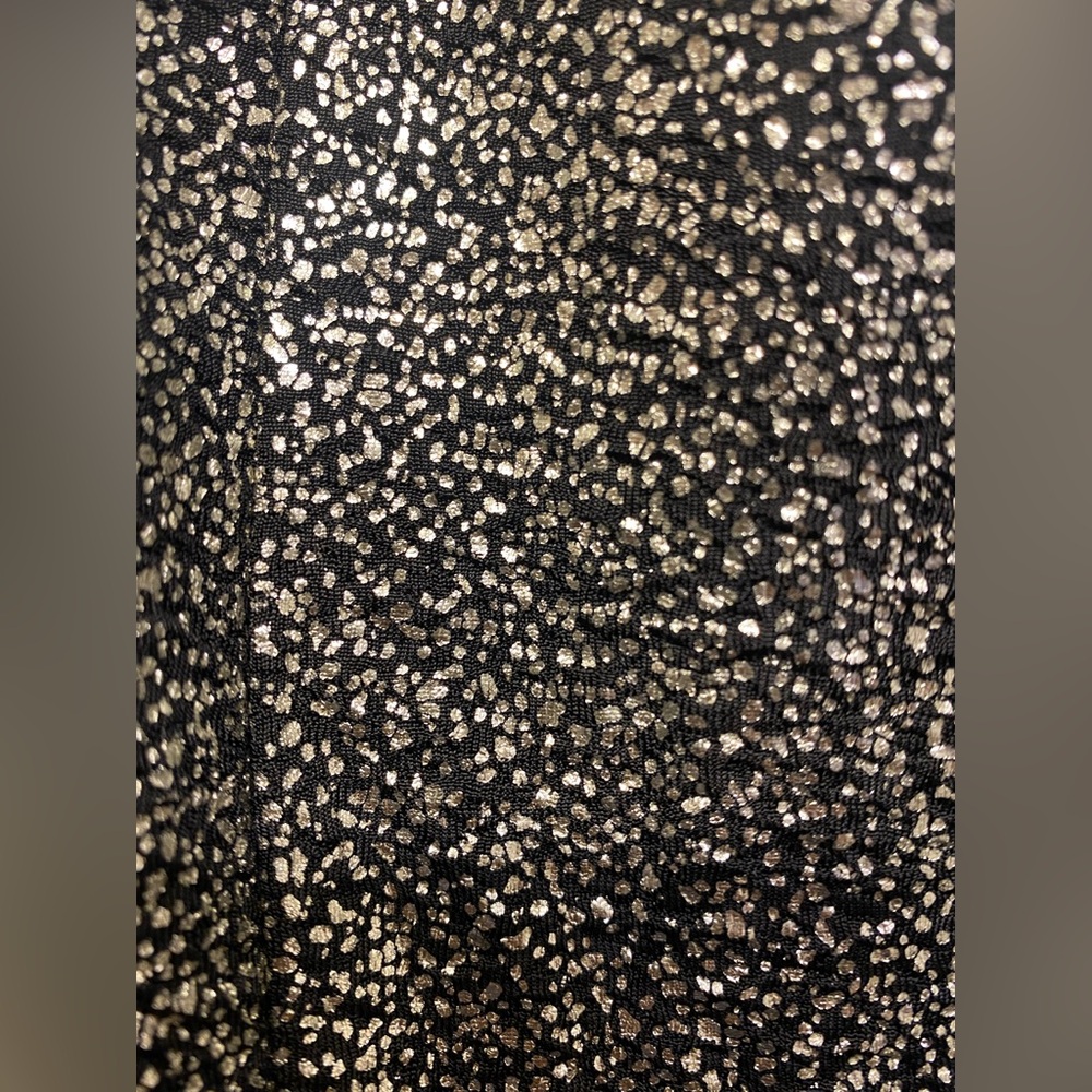 Torrid 0 Silver‎ Metallic Foil Textured Skater Sleeveless Party Dress Womens XL - Picture 5 of 9